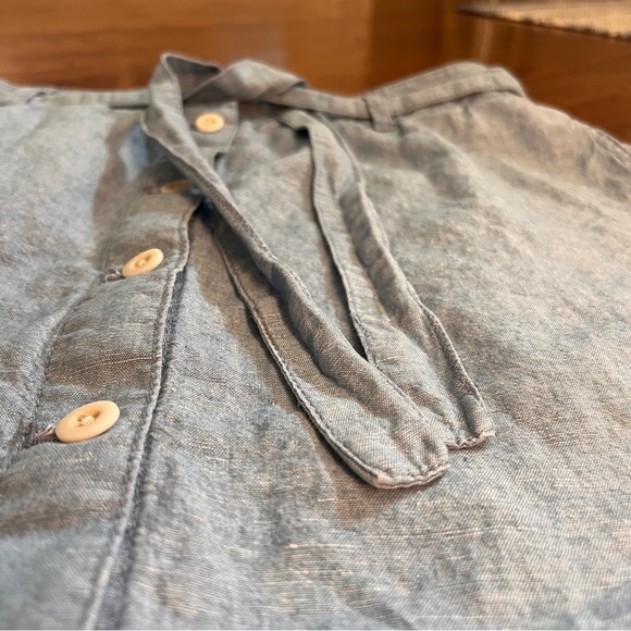 Madewell Denim Button Front Tie Skirt 12 all seasons - Picture 9 of 10